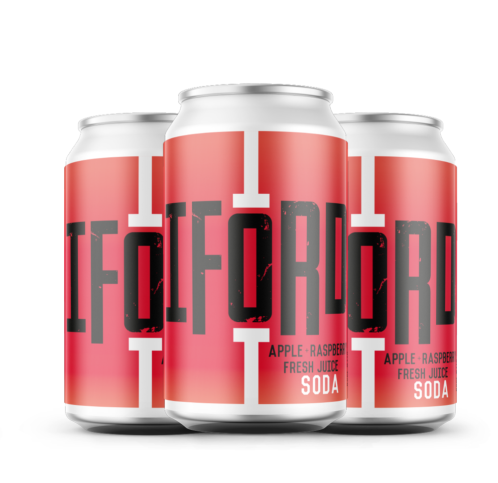 APPLE + RASPBERRY Fresh Fruit Soda