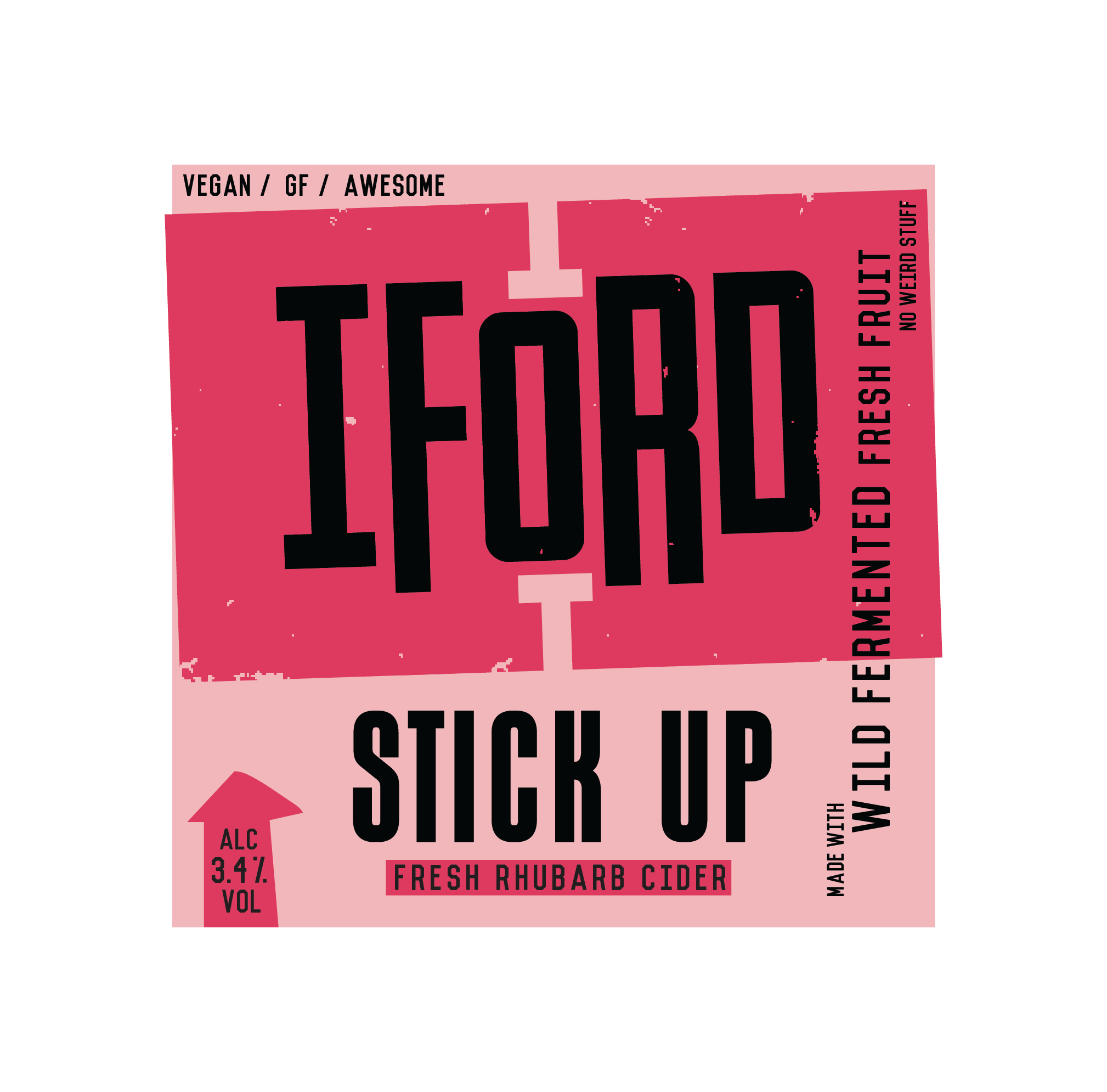STICK UP - Rhubarb Fresh Fruit Cider